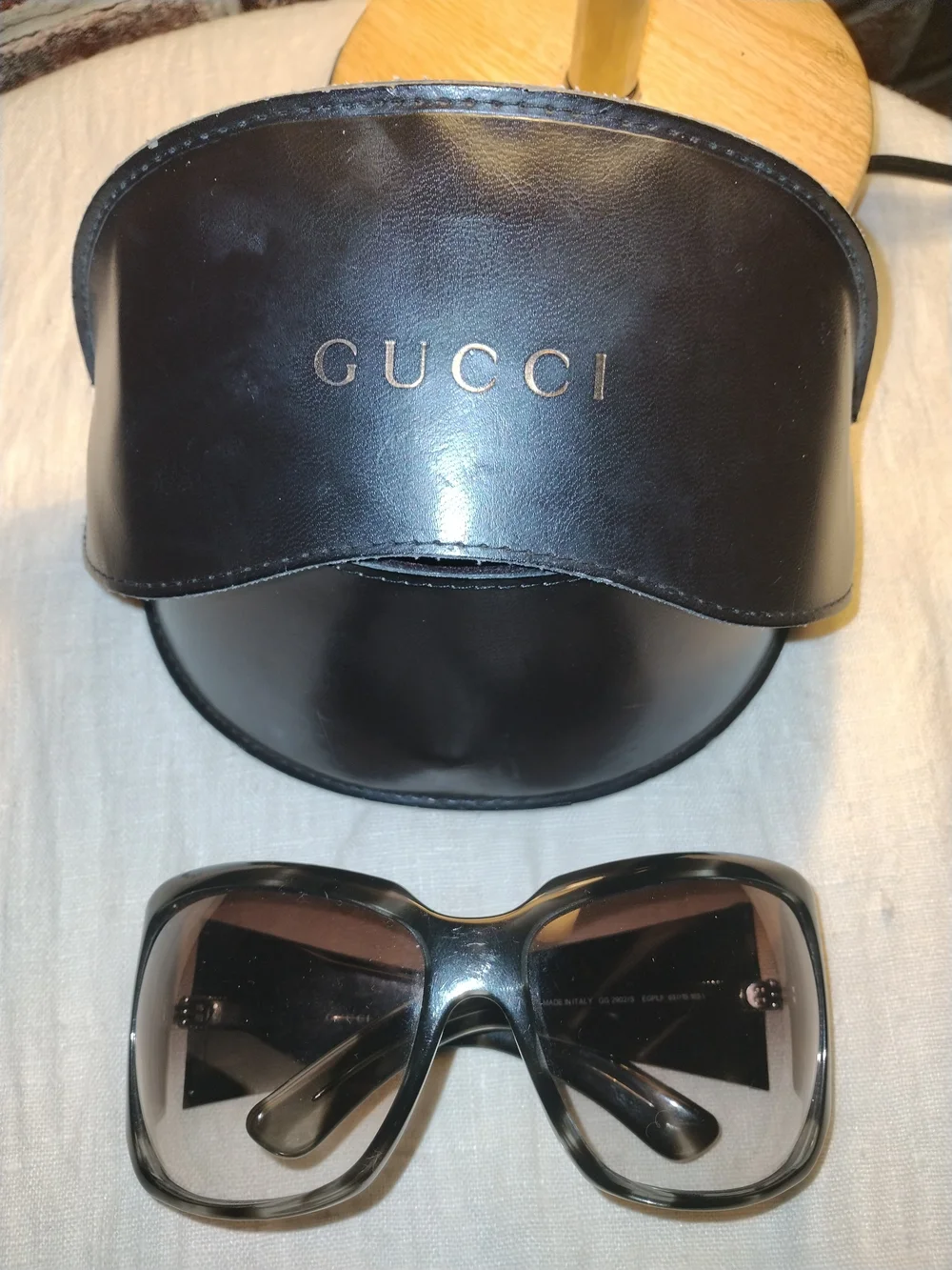 Gucci GG 2902/S EGPLF GRAY BROWN Gradient Oversized Sunglasses *VINTAGE RARE*